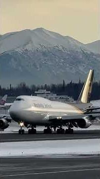 UPS 747-400F Taking off Runway 33 ANC-SDF