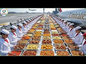 Inside Amazing Airline Food Processing - How Millions of Meals Are Made Every Day