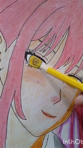 Drawing makima😀 ||@priti_draws done✅️✨️||makima #drawing #shorts