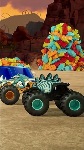 ¡Los Hot Wheels Monster Trucks se llevan una gran sorpresa! | Hot Wheels