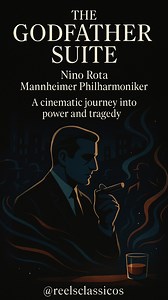 🎶🍷 Nino Rota – The Godfather – Suite Mannheimer Philharmoniker 🎻 • The soundtrack of The Godfather, composed by Nino Rota, is one of the most iconic and unforgettable in cinema. With its dark and emotional melody, it captures the tension and complexity of Michael Corleone’s story and his family, conveying a sense of power, loyalty, and tragedy that transcends the screen. • In this performance by the Mannheimer Philharmoniker, the orchestra brings all the richness and intensity of this suite t