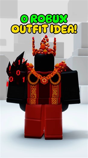 0 Robux Outfit Idea! Classic Free Items & Red Avatar! #roblox | CyrBlox