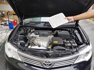 How to replace Toyota Camry Engine Air Filter 2012-2015
