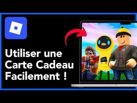 Utiliser une carte cadeau Roblox (Activer et ajouter des Robux)