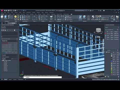 AutoCAD 3D Drafting DROP SIDED Professional Engineering Drawing