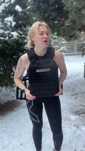 Kaip neataugti numesto svorio - svorinė liemenė (+18kg)