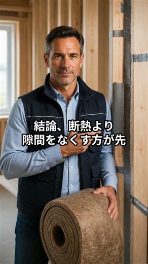 Even if you add thick insulation, the house won't get warmer.