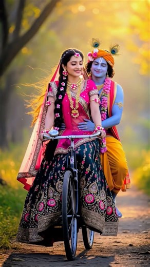tu chod ke chal pade#cycle#radhakrishna #love #newshorts #viral #radheshyam