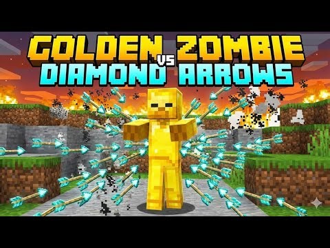 🔴 ARROWS vs ZOMBIE🔴 #minecraft #minecraftvideos #shortsfeeds