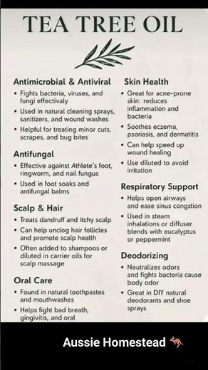 The many uses for tea tree oil