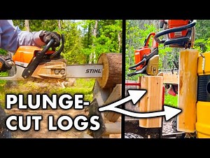 Why Pay for These?! Making ATV Chainsaw Carriers from Logs. ep242
