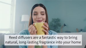 Reed Diffuser - Rose- Includes 50ml Rose Oil, 6 Reed Sticks, Ceramic Pot - Perfect for Enhancing Any Room with a Continuous, Inviting Fragrance - Ideal for Home Décor and Relaxation