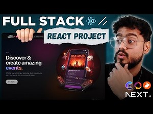 Full Stack React Project ( AI Events Organiser ) - Next JS, Tailwind, Mobbin, Shadcn UI 🔥🔥