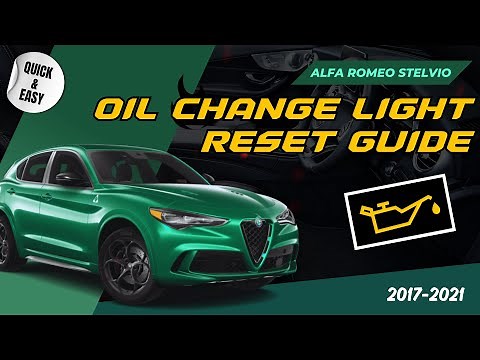 Unlock the Secret: Pro Guide to Resetting Oil Change Light on Alfa Romeo Stelvio (2017-2021)