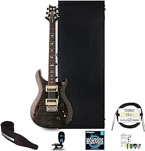 PRS 6 String Semi-Hollow-Body Electric Guitar, Right Handed, Gray Black (CU2SHGB-KIT-2)