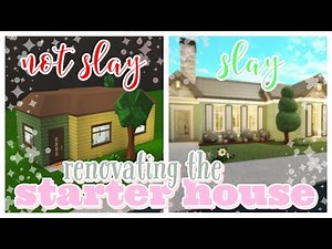 renovating the bloxburg STARTER HOUSE!! $15k NO GAMEPASS || house build tutorial *WITH VOICE*
