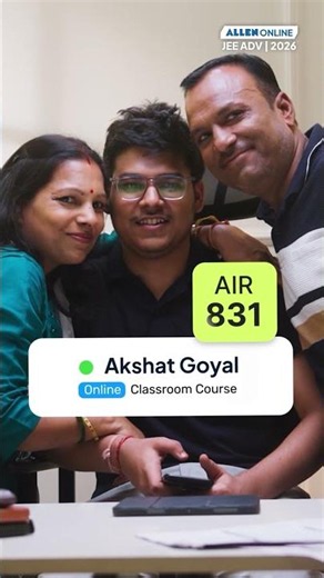 The Moment AIR 831 Became Real | JEE Adv. 2026 🥹