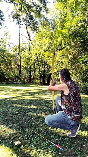 Fun Morning Shots Checking Arrow Flight with the Recurve Bow