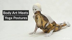 13K views · 68 reactions | An artist spent hours using water-based paints to transform models into animals using yoga poses and body paint. | Scroll | Facebook