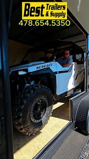 Can Your Enclosed Trailer Load a UTV This Smoothly?