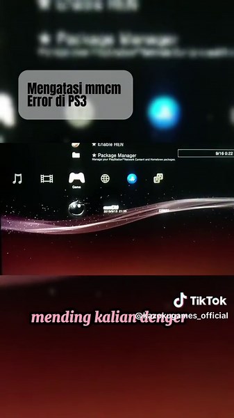 Cara Cek & Mengatasi MMCM Error di PS3