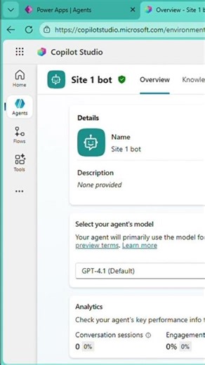 Build an AI Chatbot Without Coding 🤖 | Copilot Studio Explained! | Microsoft copilot studio #shorts