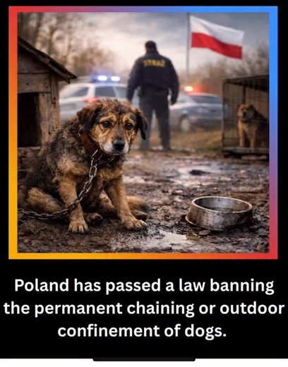 TheWhiteRaven on Instagram: "Poland has introduced new animal welfare regulations that ban keeping dogs permanently chained or confined outdoors. The law is designed to prevent neglect and ensure dogs are given proper shelter, care, and freedom of movement. Lawmakers say the change reflects a growing understanding that dogs have not only physical needs, but emotional ones as well. Authorities have confirmed that violations may result in fines or further penalties, signaling a stronger national c