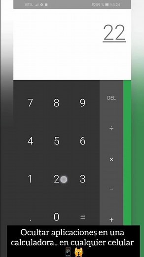cómo ocultar aplicaciones en una calculadora con un código secreto