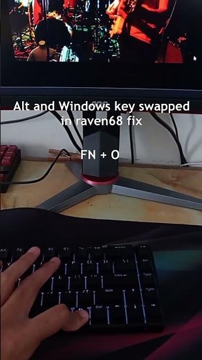 Alt and Windows key swapped in raven68 fix
