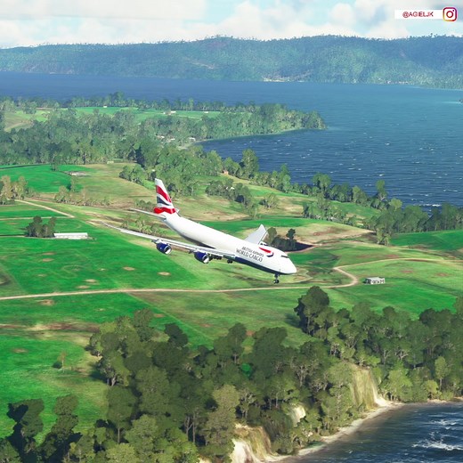 Landing at Queenstown Airport with British Airways | MSFS 2020