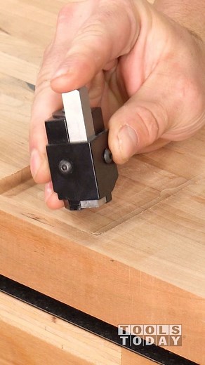 ToolsToday on Instagram: "Squaring up the corners for these steel legs using the Timberline 3420 Corner Chisel, available from @toolstoday. This is a super quick and easy way to square off the corners so a piece can slide in and required less than a second or two with a chisel to remove the remaining waste, definitely a time saver! - - - - - - - #TeamTOOLSTODAY - - - - - - - #maker #woodshop #workshop #garage #woodworking"