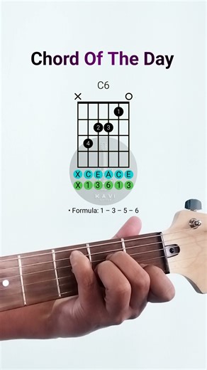 C6 - Chord of the day 🎸