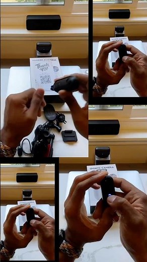 World’s smallest 4K vlogging camera that fits on your thumb—perfect for on-the-go creators! 📹👍 #4K