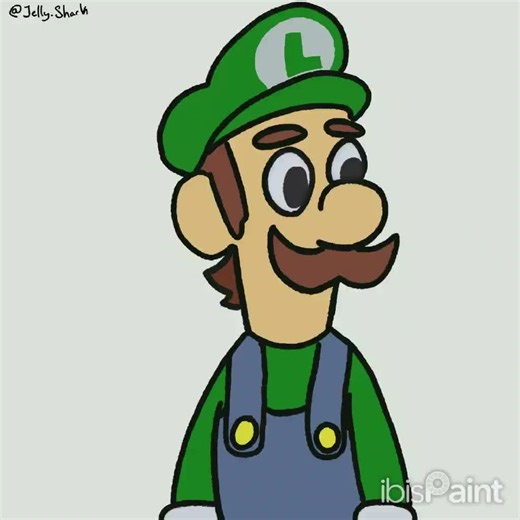 quick luigi art because why not #luigi | art