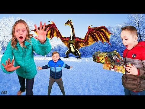 How to Train Your Dragon and Find Gold Treasure in the Hidden World In Real Life!