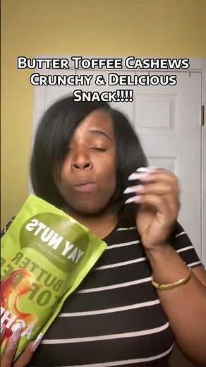 Crunchy Butter Toffee Cashews – A Delicious Snack! #fypviral
