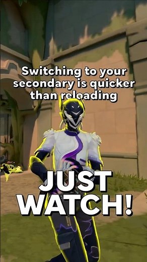 Switiching to your Secondary is Quicker than Reloading #valorant #gaming #vyse #ace