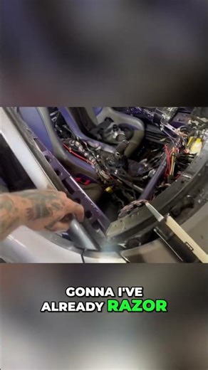 DIY Lexan Windshield Install: Automotive Project Fun #shorts