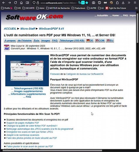 #Windows#Windows Server#WinScan2PDF passe en version 9.41