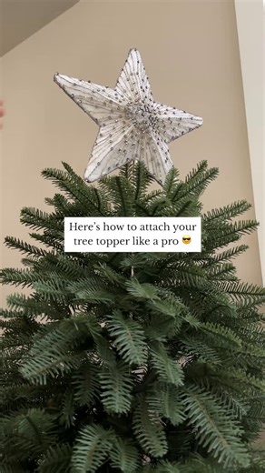 Balsam Hill Australia on Instagram: "Top it like a pro! 🎄✨ Learn the easy way to attach your tree topper so it stays secure and perfectly positioned all season."