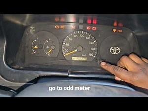 How to reset timing belt reminder on toyota hiace D4D