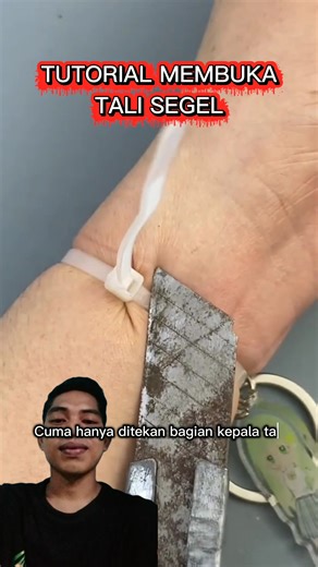 Cara agar mudah membuka tali segel #tutorial #skills #idekreatif #idedantrik #tipsdantrick #trending | Copen Lombok