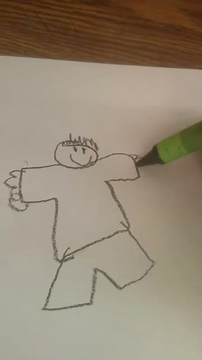 blues clues notebook drawing (giant)