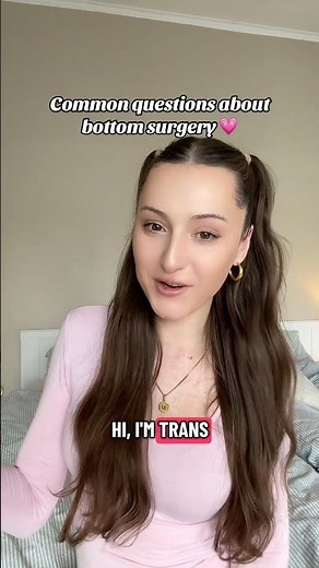 Common questions about bottom surgery 💗 #srs #mtf #trans