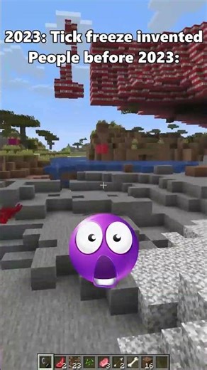 Tick freeze 💀 #minecraft #minecraftshorts #memes #minecraftmemes #funny #shorts #gaming