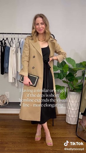 How to Style a Trench Coat with a Dress