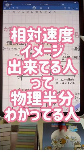 相対速度って“見る人”によって変わるだけやで！#高校物理 #物理 #相対速度