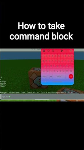 How to take command block in Minecraft pe in Tamil #shortsfeed