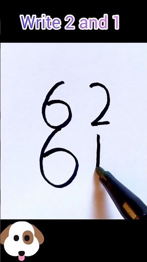 drawing a dog using numbers and letters #draw #simpledrawing #simplestrokes #digitalpainting #us