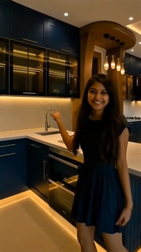 ✨ Modular Kitchen Design | Smart Storage + Stylish Interiors 🔥 #11 #KitchenDesign #HomeInteriors